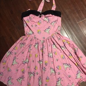 Hell bunny unicorns and cupcakes dress.